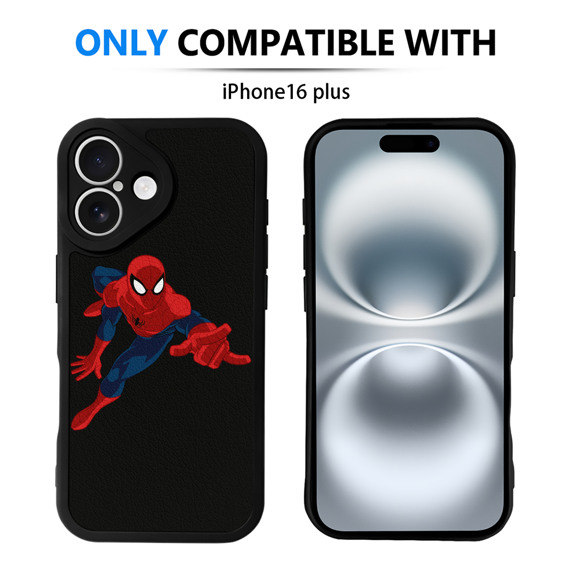 （画像用） アベンジャーズ The Avengers 【iPhone 16シリーズ対応】シリコンスマホケース（レザー調） 材質：シリコン